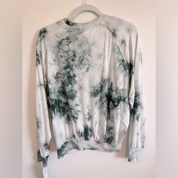 NWT Sage Collective Green Tie Dye Long Sleeve Lightweight Sweater - Picture 5 of 7